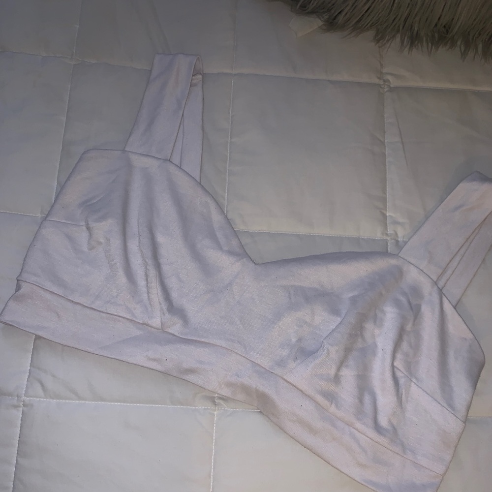 White Bralette, Cotton. Worn Once. Plus, Curve 3X